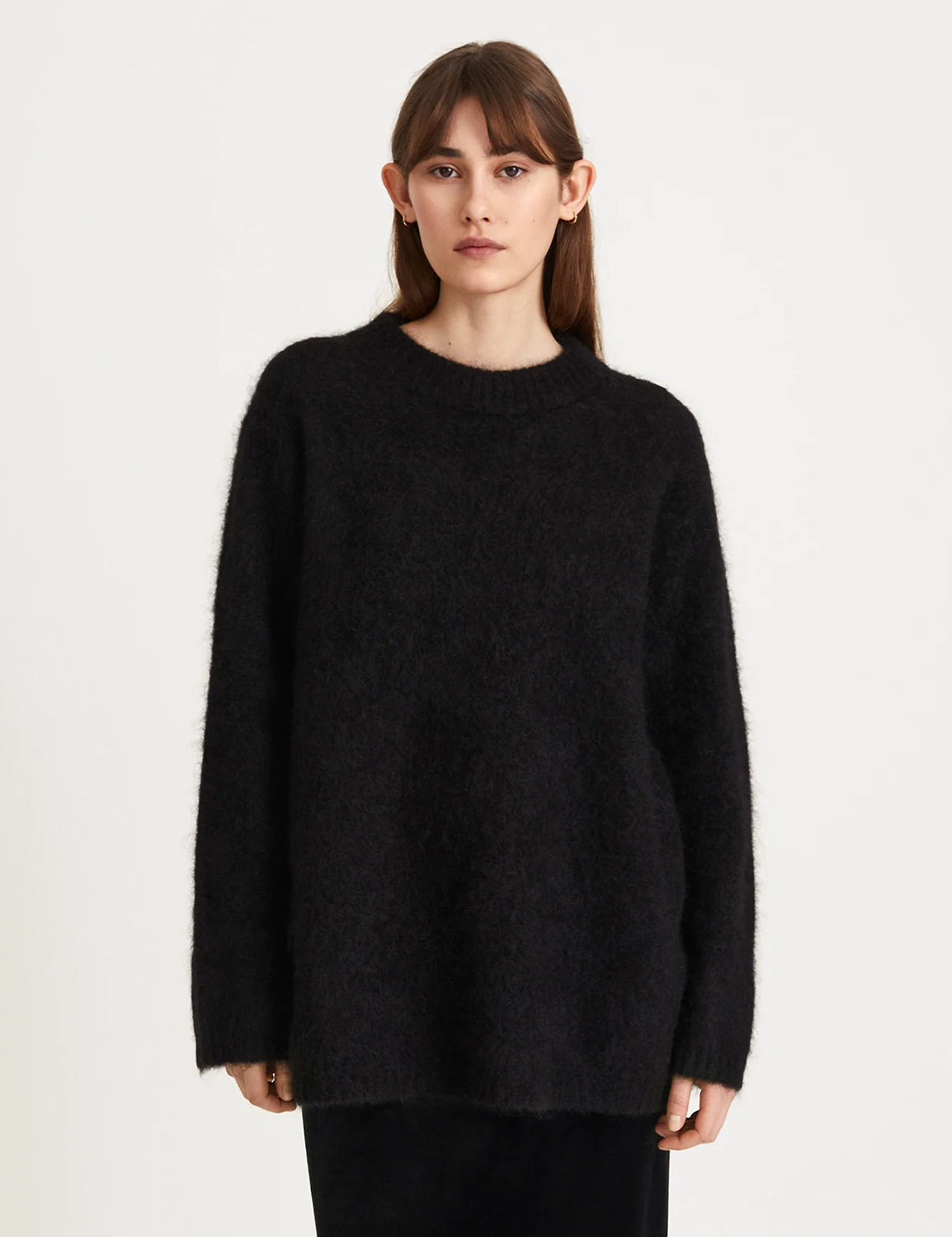 Black sweater fashion women