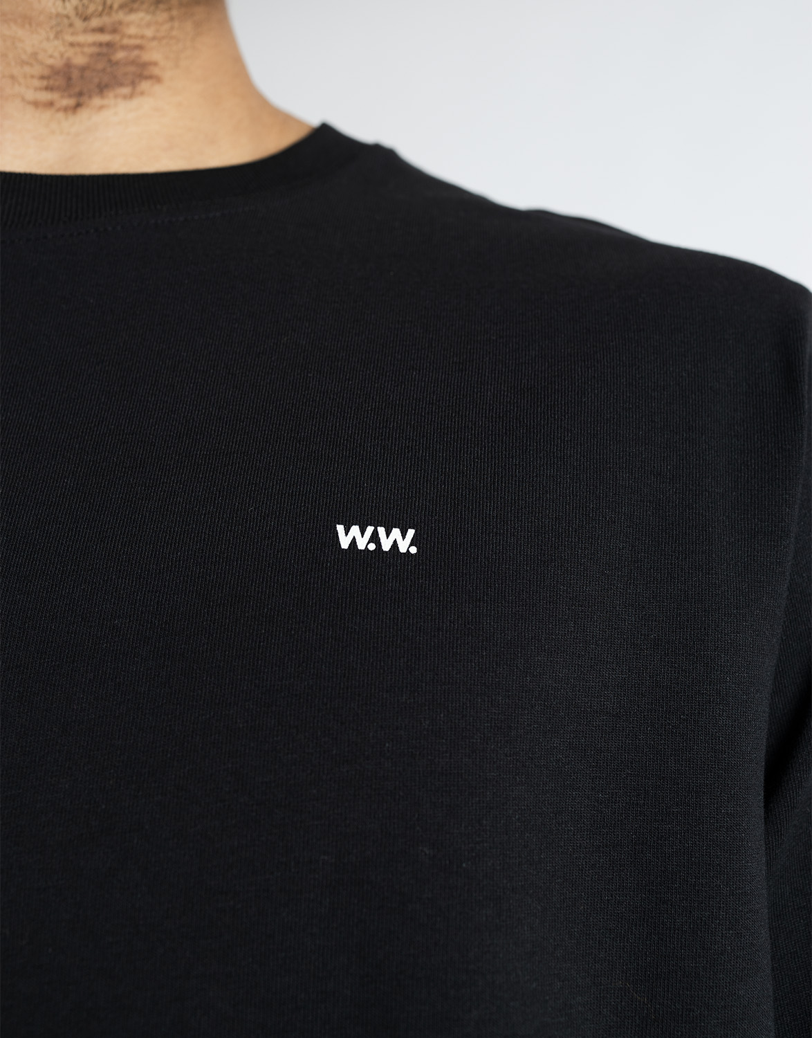 WOOD WOOD - Sami Classic T-Shirt Black | Høyer