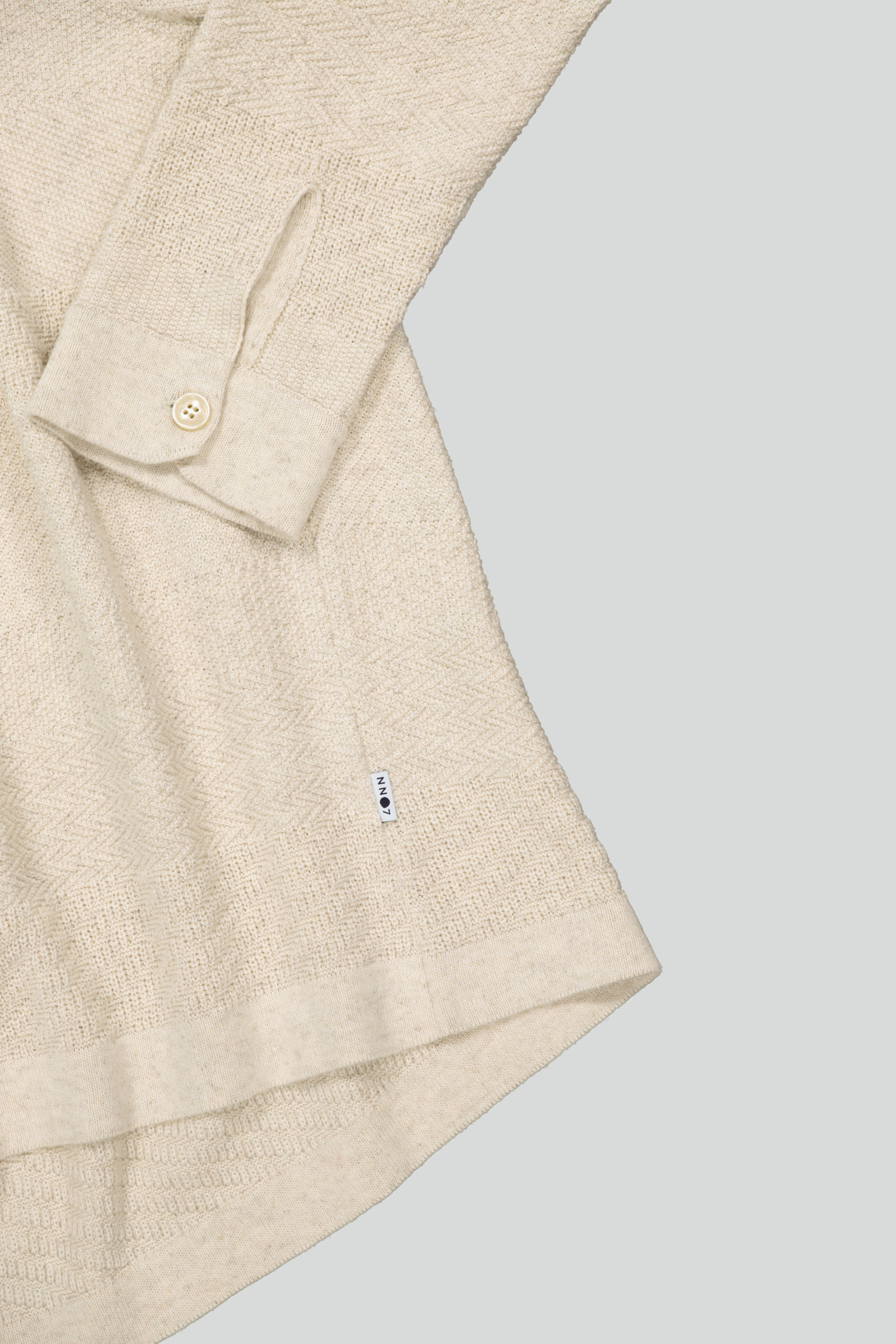 NN07 - Troy 6575 Button-Up Shirt Ecru | Høyer