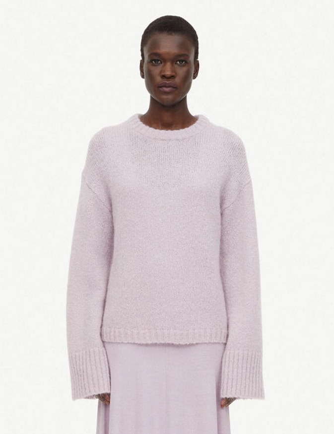 BY MALENE BIRGER Cierra Sweater Pastel Violet H yer