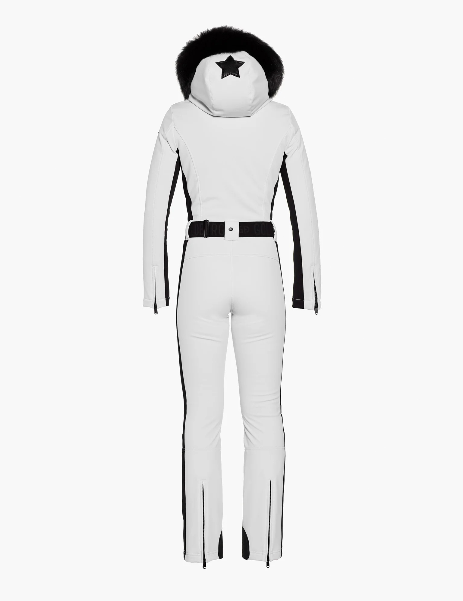 GOLDBERGH - Parry Ski Jumpsuit Faux Border White