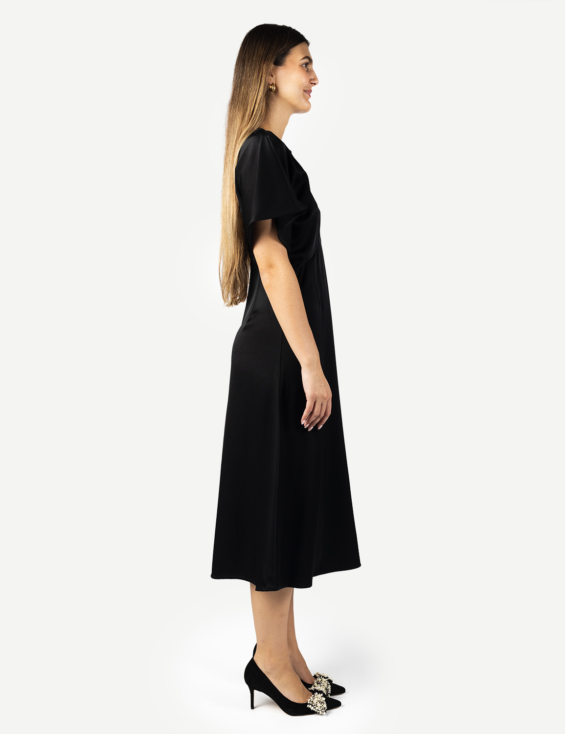 Michael kors best sale flutter sleeve dress