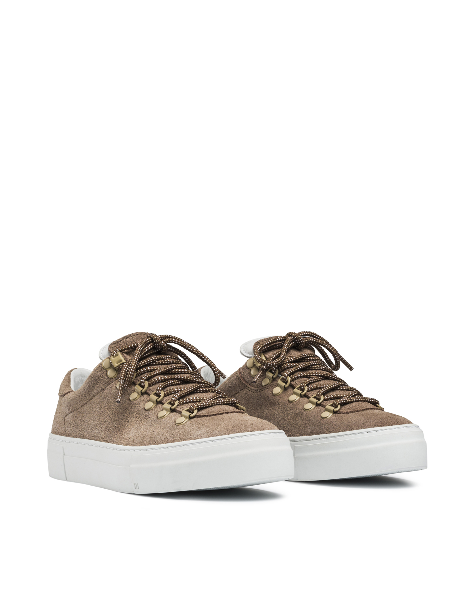 DIEMME - Marostica Low Sneakers Suede Taupe | Høyer